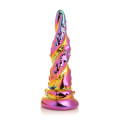 Фэнтезийный фаллоимитатор Creature Cocks Enchanting Rainbow Glass Dildo