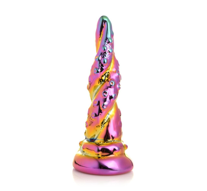 Фэнтезийный фаллоимитатор Creature Cocks Enchanting Rainbow Glass Dildo