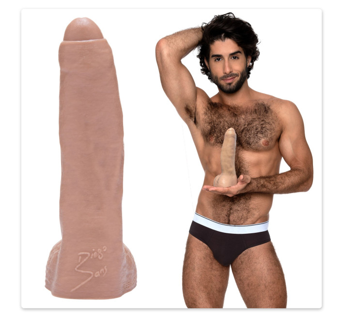 Фаллоимитатор Fleshjack Boys: Diego Sans Dildo, по слепку пениса порноактера