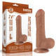 Фалоімітатор LoveToy Sliding-Skin Dual Layer Dong 7 991 Brown