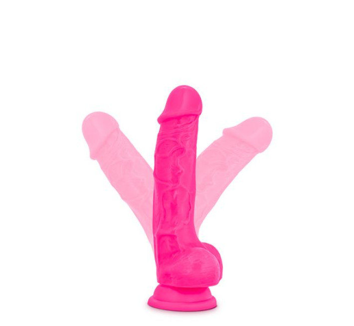 Фалоімітатор Blush З Подвійною Щільністю Neo 7.5Inch Cock W. Balls Рожевий