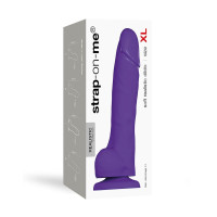 Реалістичний фалоімітатор Strap-On-Me SOFT REALISTIC DILDO Фіолетовий Size XL Реалістичний фалоімітатор Strap-On-Me SOFT REALISTIC DILDO Фіолетовий Size XL