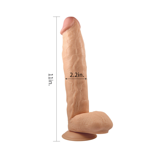 Фалоімітатор із мошонкою LoveToy Legendary King Sized Realistic Dildo 11