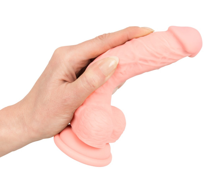 Фалоімітатор You2Toys з мошонкою Medical Silicone Dildo Тілесний 18 см 526657