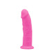 Фаллоимитатор SilexD Robby Pink (MODEL 2 size 6in) Glow in the dark, двухслойный, силикон+Silexpan, диаметр 3,5см
