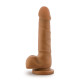 Фалоімітатор Blush Dr. Skin Realistic Cock Basic 7 Коричневий