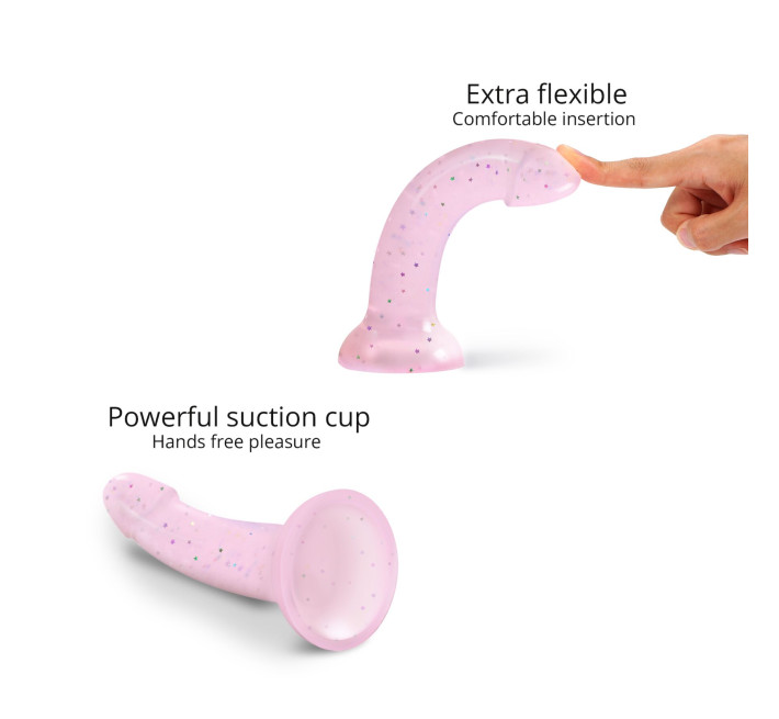 Дилдо з блискітками Love To Love DILDOLLS - STARLIGHT, ультрам’який