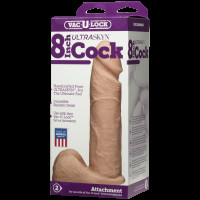 Фаллоимитатор Doc Johnson Vac-U-Lock - 8 Inch ULTRASKYN Cock