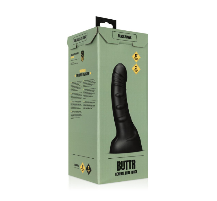 Фалоімітатор BUTTR - Black Hawk Curved Anal Dildo