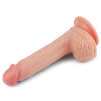 Фаллоимитатор LoveToy Dual-Layered Liquid Silicone Nature Cock 8,5 Телесный