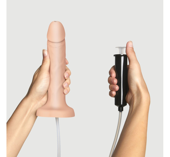 Фаллоимитатор, заканчивающий Strap-On-Me Squirting Cum Dildo Realistic Flash, диам. 3,5 см, силикон