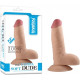 Фалоімітатор із мошонкою LoveToy Dildo The Ultra Soft Dude 7,5 Тілесна