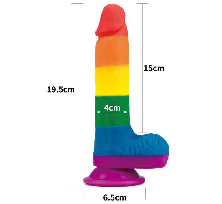 Фалоімітатор LoveToy Prider Dildo 7.5