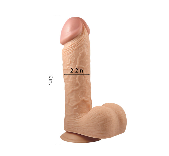 Фалоімітатор з мошонкою LoveToy Legendary King Sized Realistic Dildo 9