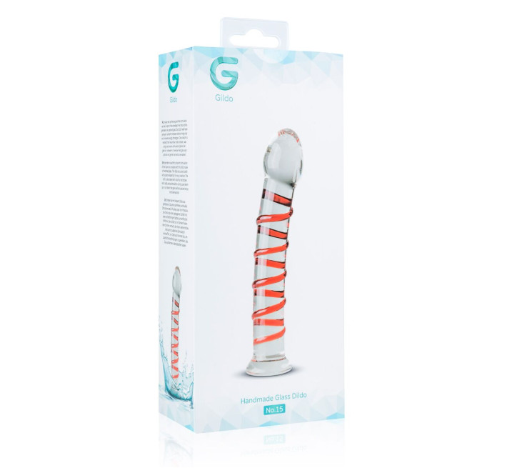 Скляний дилдо Gildo Glass Dildo No. 15