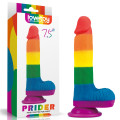 Фалоімітатор LoveToy Prider Dildo 7.5