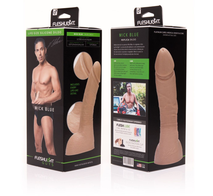 Фаллоимитатор Fleshlight Guys: Mick Blue Dildo