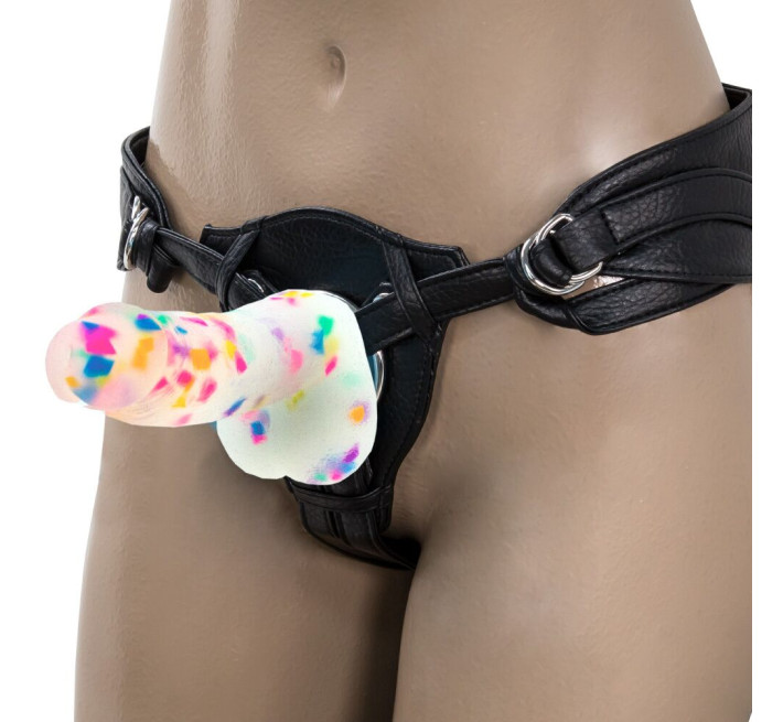 Фаллоимитатор с конфетти ADDICTION - PARTY MARTY