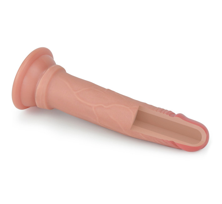Фалоімітатор LoveToy Dual-Layered Silicone Cock 7 Flesh