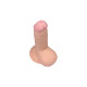 Фалоімітатор із мошонкою LoveToy Dildo The Ultra Soft Dude 7,5 Тілесна