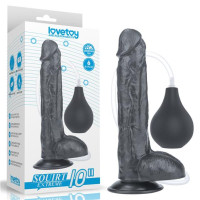 Фалоімітатор LoveToy Squirt Extreme Dildo 10 Black Фалоімітатор LoveToy Squirt Extreme Dildo 10 Black