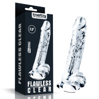Фаллоимитатор LoveToy Flawless Clear Dildo 7.5 Clear