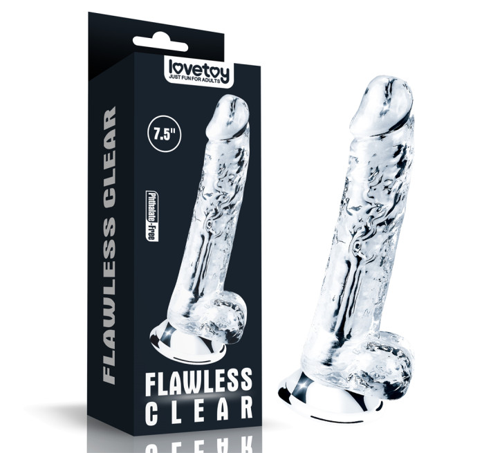 Фаллоимитатор LoveToy Flawless Clear Dildo 7.5 Clear