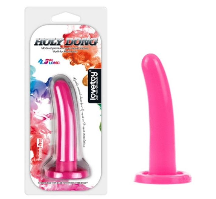 Фаллоимитатор LoveToy Holy Dong Small 4.5 Pink