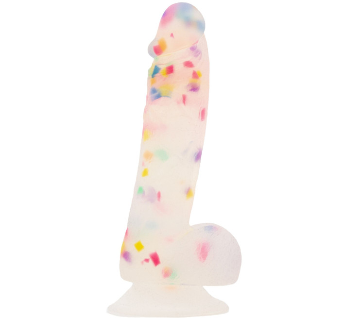 Фаллоимитатор с конфетти ADDICTION - PARTY MARTY