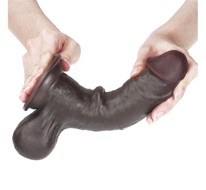 Фалоімітатор LoveToy Sliding-Skin Dual Layer Dong 7.8 Black