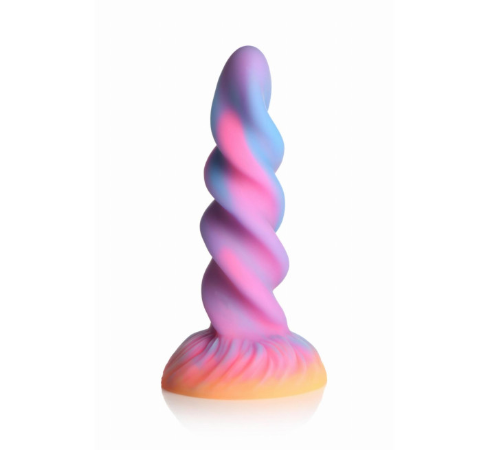 Фэнтезийный фаллоимитатор Creature Cocks Glow-in-the-Dark Unicorn Dildo