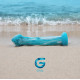 Скляний дилдо Gildo Ocean Ripple, об’ємна головка, ідеально для точки G