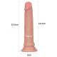 Фалоімітатор LoveToy Dual-Layered Silicone Cock 7 Flesh
