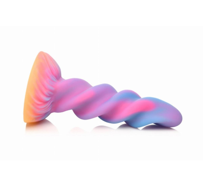 Фэнтезийный фаллоимитатор Creature Cocks Glow-in-the-Dark Unicorn Dildo