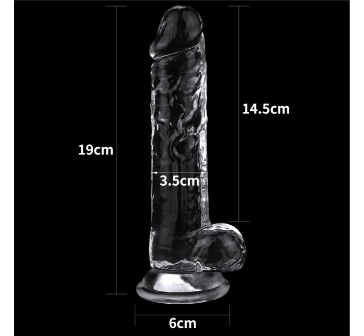 Фаллоимитатор LoveToy Flawless Clear Dildo 7.5 Clear