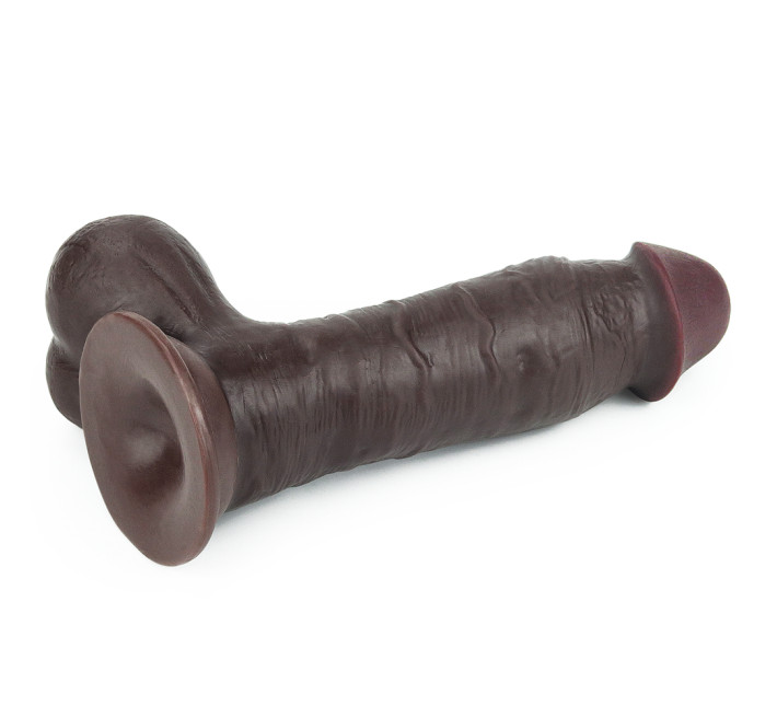 Фалоімітатор LoveToy Sliding-Skin Dual Layer Dong 7.8 Black