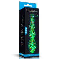 Фалоімітатор LoveToy Twilight Gleam Glow-in-the-dark Glass Dildo Tantalizing Orbs