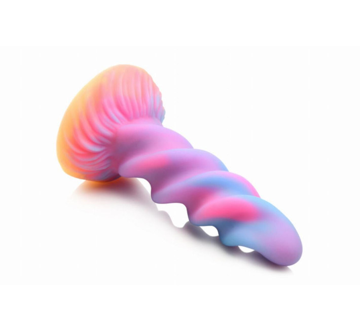 Фэнтезийный фаллоимитатор Creature Cocks Glow-in-the-Dark Unicorn Dildo