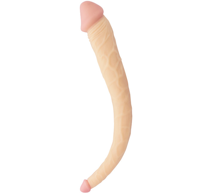 Фалоіміататор подвійний Dreamtoys Bigstuff 15 inch Тілесний