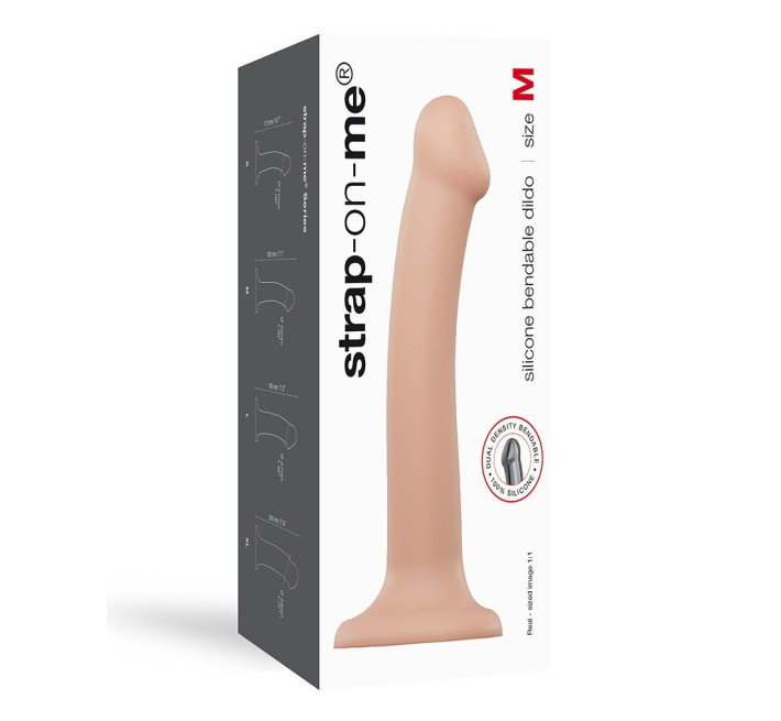Фалоімітатор Strap-On-Me Dual Density Dildo M Тілесний