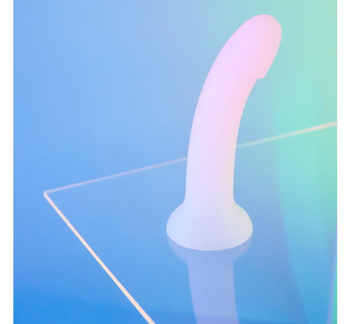 Дилдо с градиентом и блестками Love To Love Dildolls - Galactica, ультрамягкий