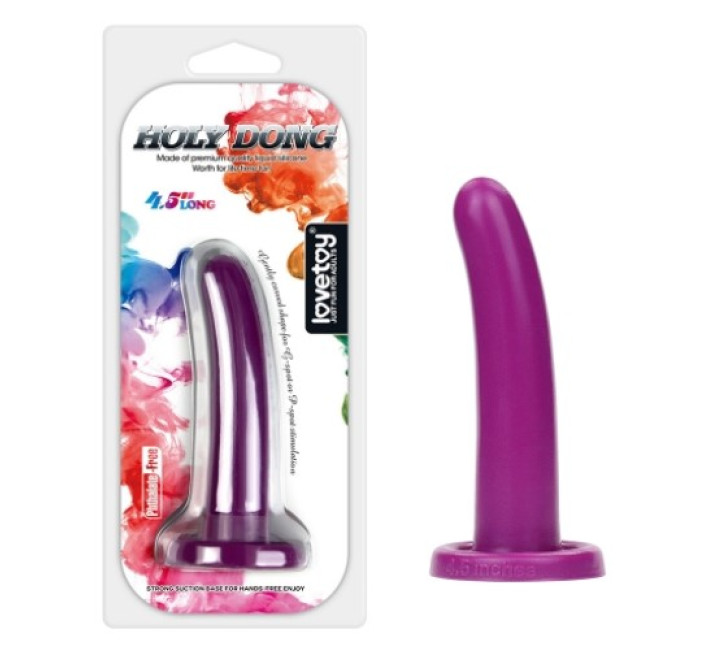 Фалоімітатор LoveToy Holy Dong Small 4.5 Purple