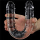 Фалоімітатор LoveToy Flawless Clear Double Dildo 12" Clear