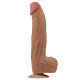 Фалоімітатор LoveToy Sliding-Skin Dual Layer Dong 12 Brown