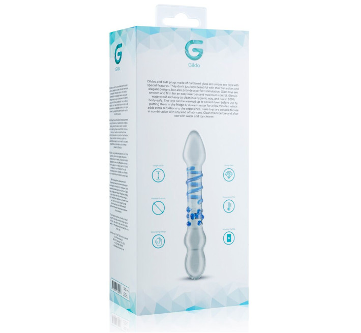 Скляний дилдо Gildo Glass Dildo No. 21