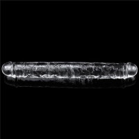 Фалоімітатор LoveToy Flawless Clear Double Dildo 12" Clear Фалоімітатор LoveToy Flawless Clear Double Dildo 12" Clear