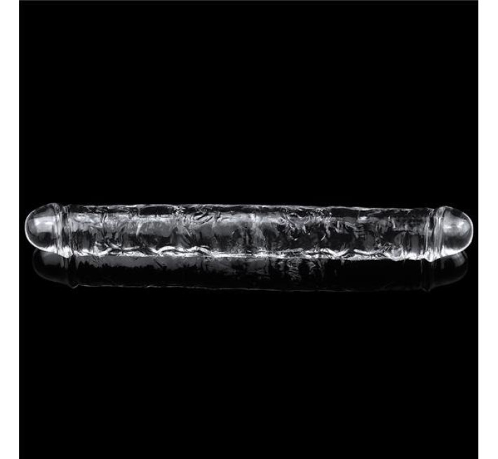 Фалоімітатор LoveToy Flawless Clear Double Dildo 12" Clear