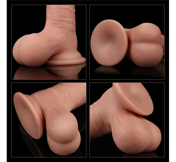 Фалоімітатор LoveToy Sliding-Skin Dual Layer Dong 7.8 Flesh