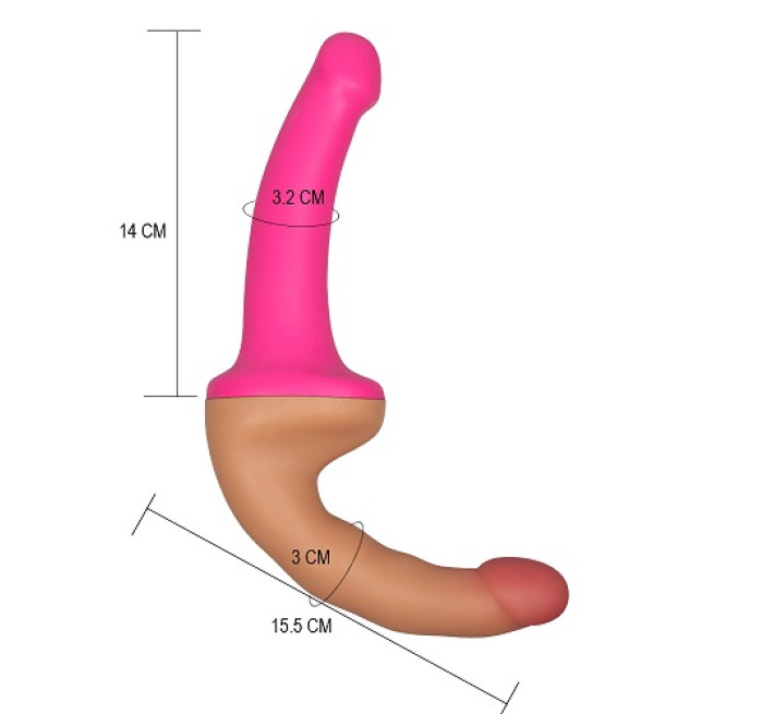 Двусторонний фаллоимитатор LoveToy Double-ended Dildo