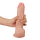 Фалоімітатор з мошонкою LoveToy Skinlike Soft Dong 7,5